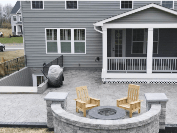 Spacious backyard transformed by Paver Patios in Fairfax experts.