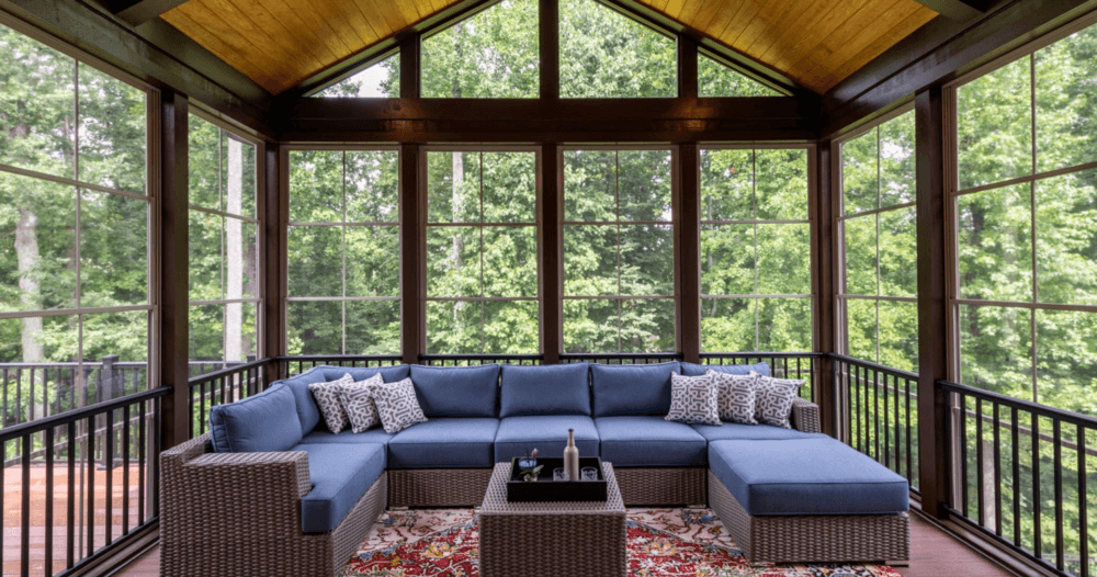 Covered Porch Designs | Dominion Custom Decks