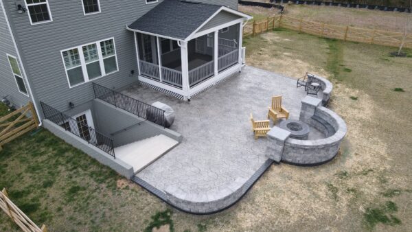 Beyond the Patio: Designing Inviting Covered Porches & Brick Paver Walkways in Fauquier County 2