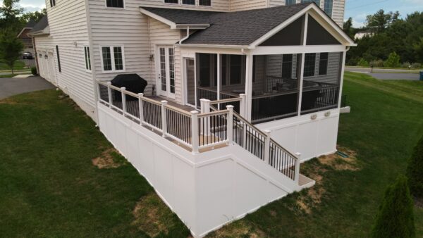 Hardscaping Features Installed by Dominion Custom Decks in Northern Virginia.