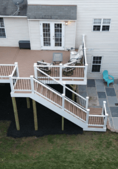 Deck & Patio Builder in Bristow VA Experienced Deck & Patio Builder in Bristow constructing a new composite deck