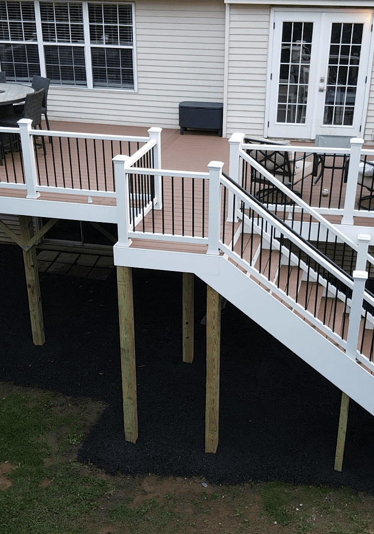 Deck & Patio Builder in Bristow VA Experienced Deck & Patio Builder in Bristow constructing a new composite deck