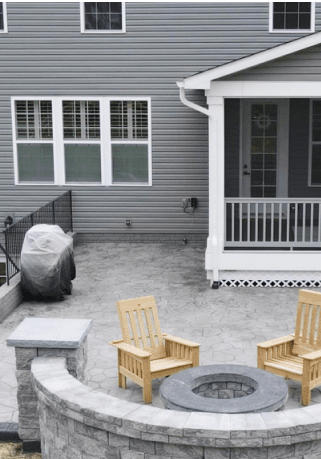 Spacious backyard transformed by Paver Patios in Fairfax experts.